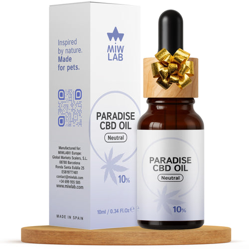 Paradise Neutral | Relajante Natural 10% CBD Base MCT-Coco (Sin sabor)