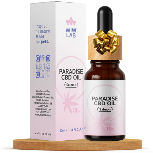Paradise Salmón | Relajante Natural 10% CBD Base MCT-Coco (Salmón)
