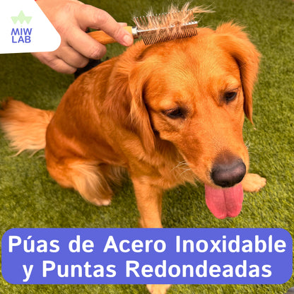 Wellcomb | Peine Ecológico de Bambú & Acero Inoxidable