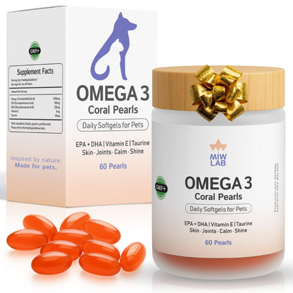 Coral Pearls Omega 3 | EPA + DHA + Vitamina E + Taurina