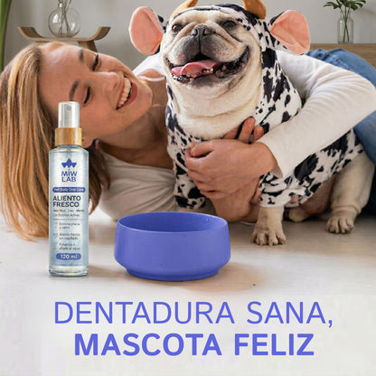 Spray Dental Perros y Gatos | Aliento Fresco | MIWLAB