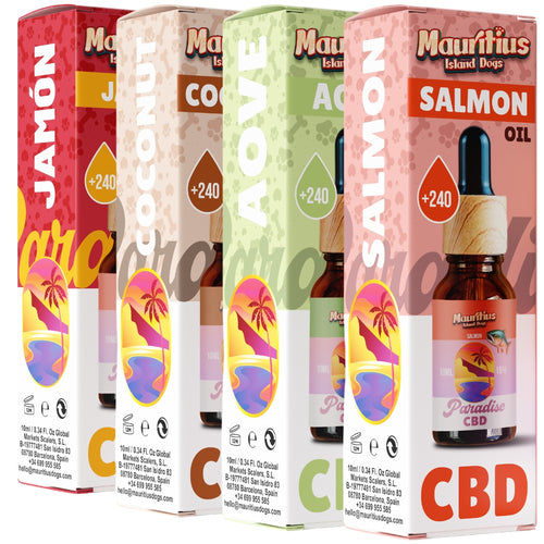 Paradise Four | Pack 4 Aceites CBD para Perros y Gatos