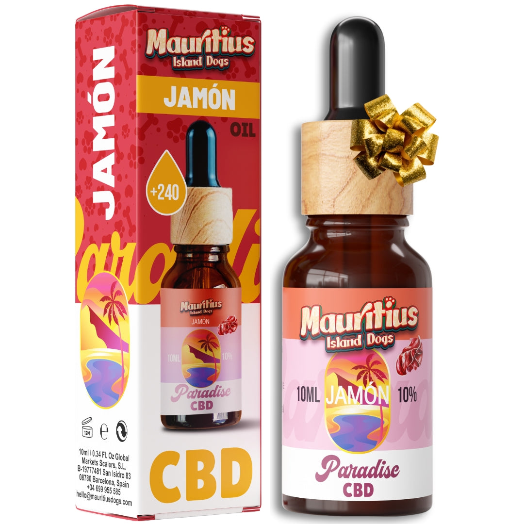 Paradise Jamón | Relajante Natural 10% CBD Base MCT-Coco (Jamón)