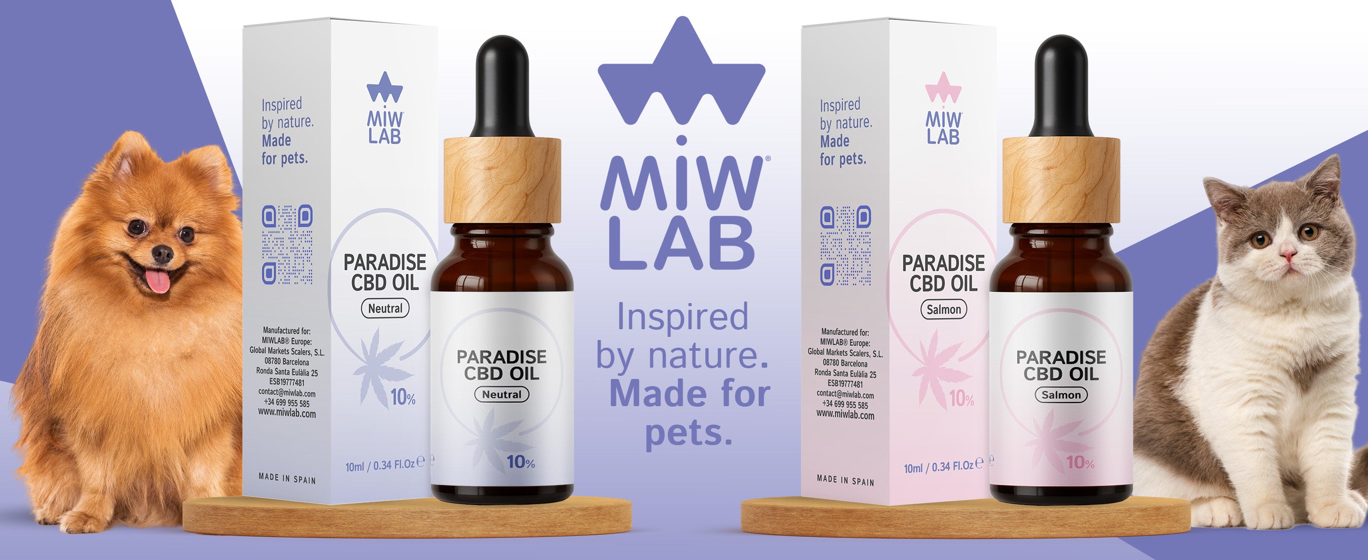 Productos de CBD para animales Hechos en España, ecológico, orgánico y sin pesticidas